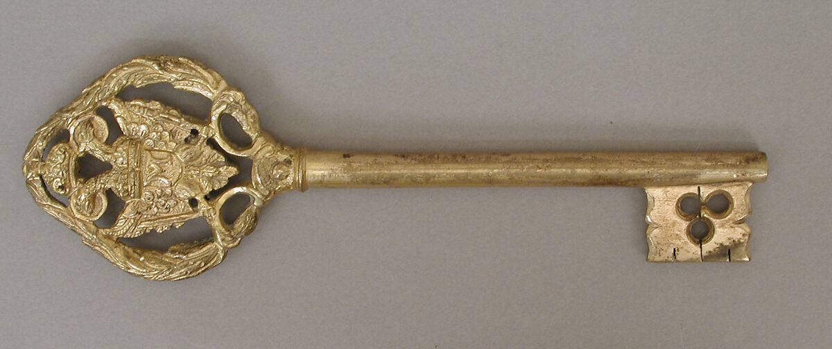 Key, Gilt bronze, German 