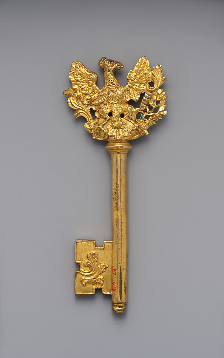 Key, Gilt bronze, German