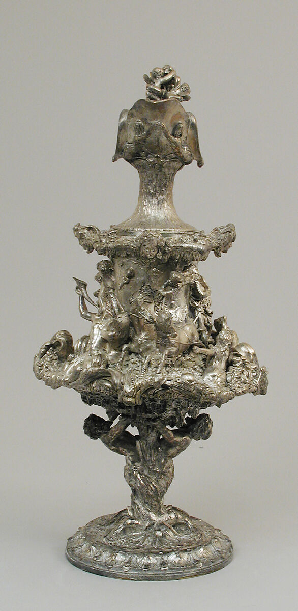 Ewer, Possibly by Alexandre Gueyton, Silver on base metal, French, after French original