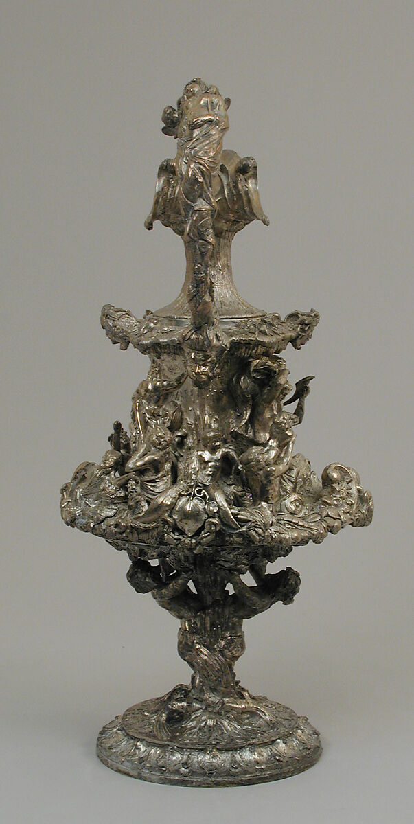 Ewer, Possibly by Alexandre Gueyton, Silver on base metal, French, after French original