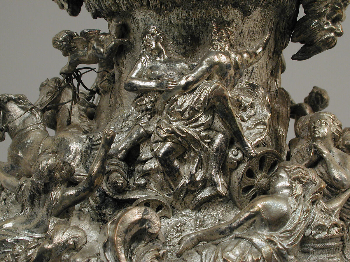 Ewer, Possibly by Alexandre Gueyton, Silver on base metal, French, after French original