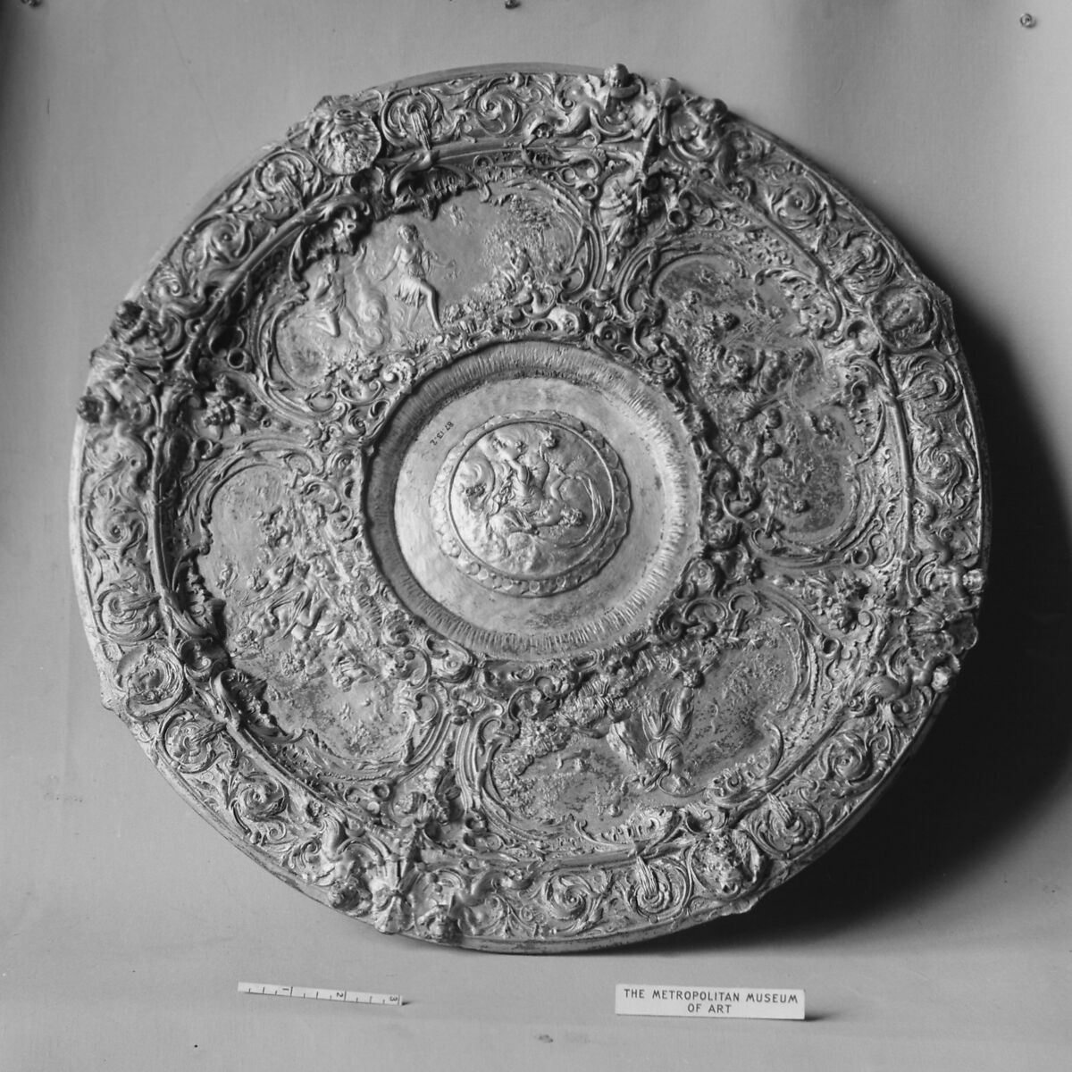Salver, Possibly by Alexandre Gueyton, Silver on base metal, French, after French original