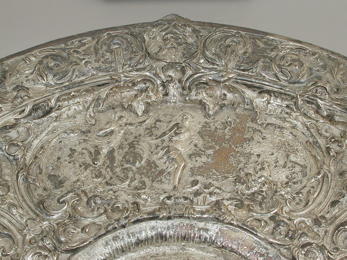 Salver, Possibly by Alexandre Gueyton, Silver on base metal, French, after French original