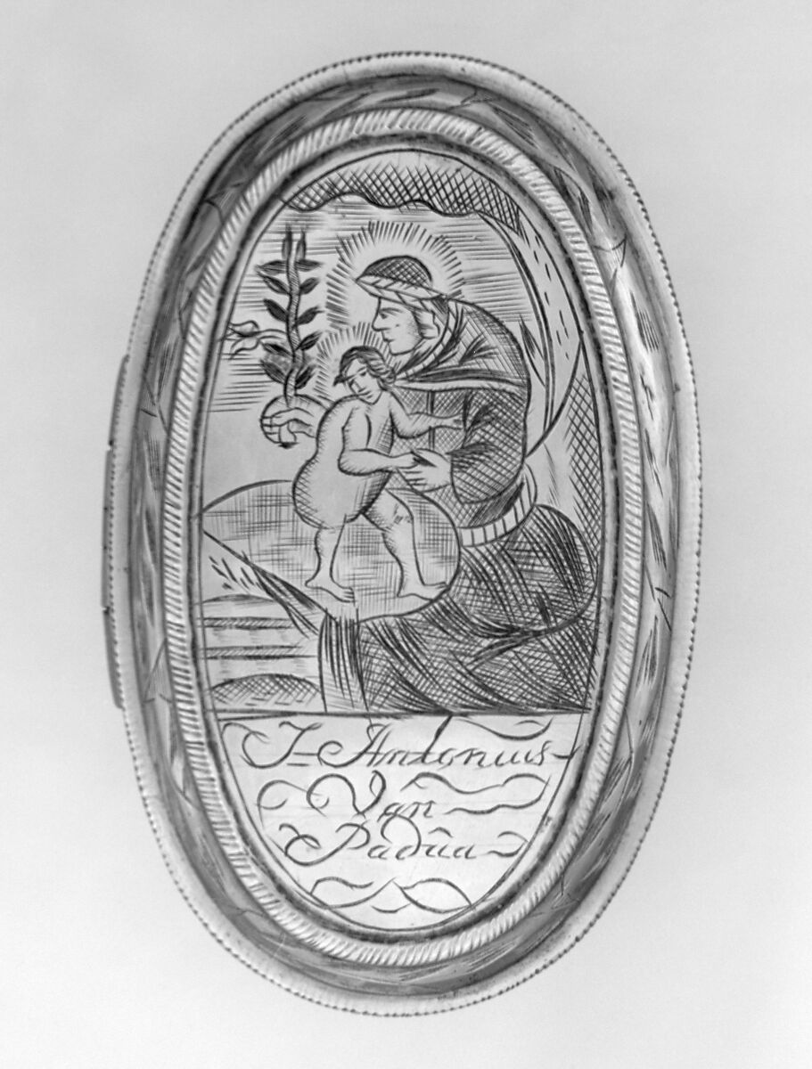 Tobacco box, Brass, Flemish