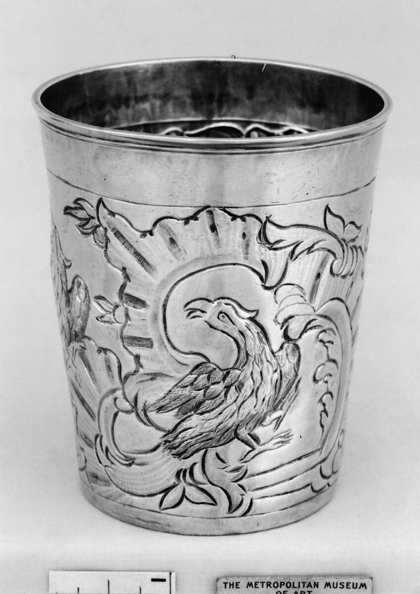 Beaker, Attributed to Timofei Siluanov (active 1760s–1802), Silver, Russian, Moscow 