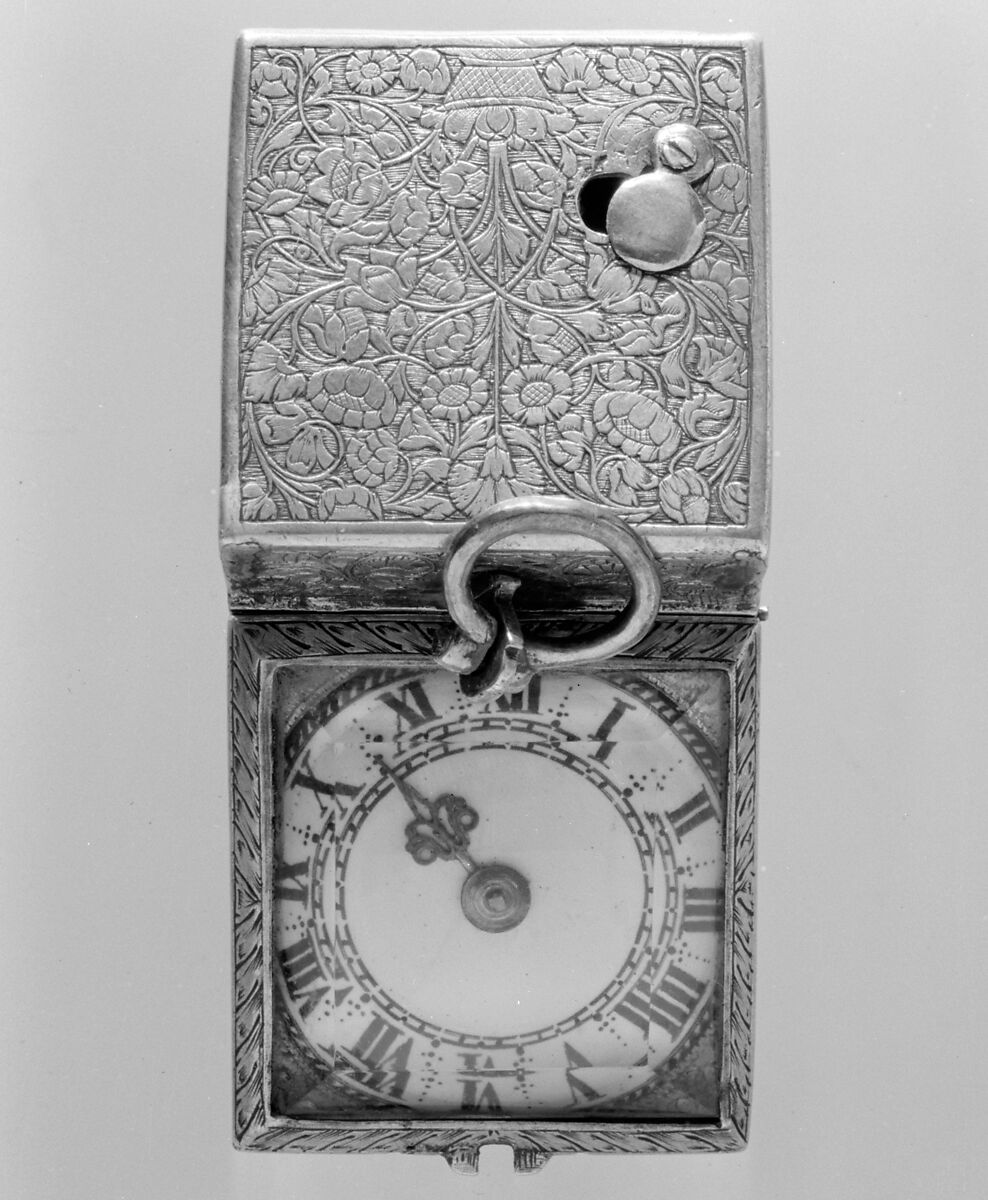 Watch, Watchmaker: Pierre Duhamel (1630–1686), Silver, enamel, Swiss