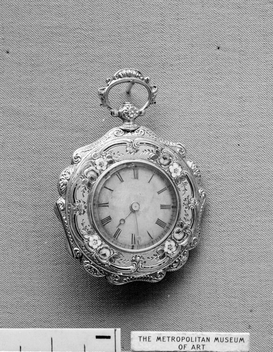 Watch, Watchmaker: Auguste Bergeon, Gold, enamel, silver, Swiss, Geneva 