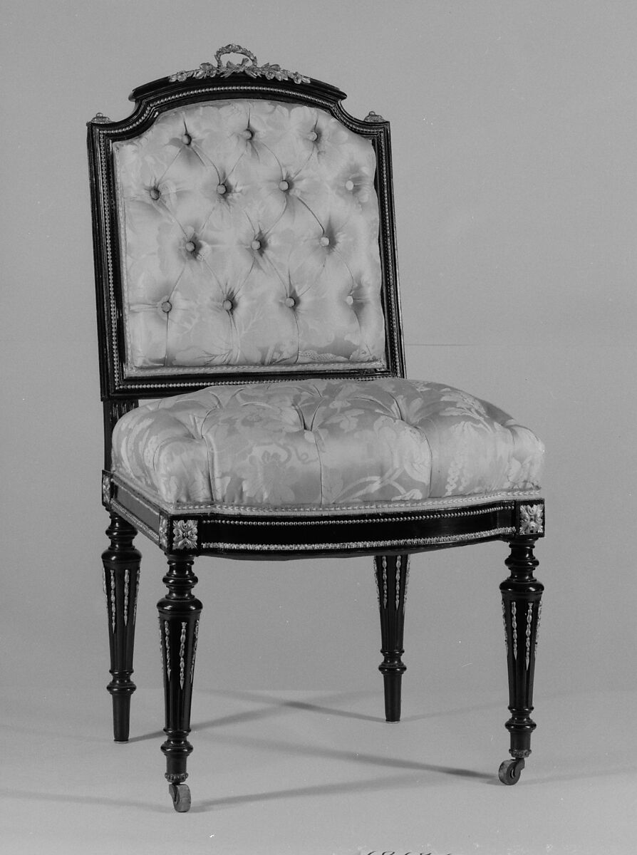 Side Chair, Léon Marcotte (1824–1887), Maple, pine, American 