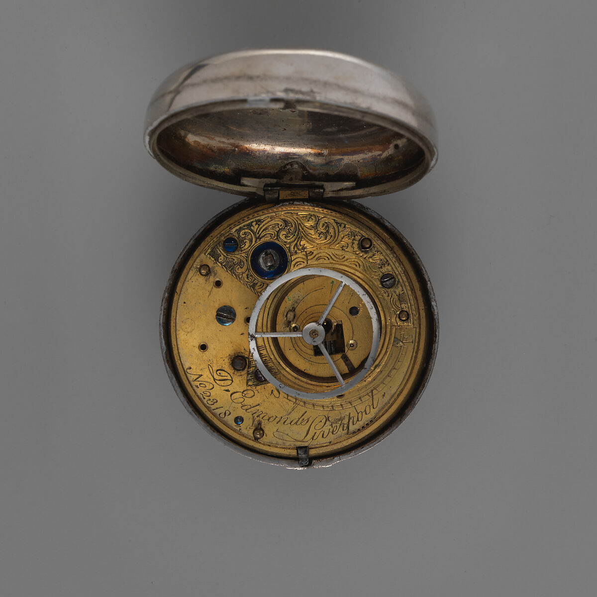 Watch, Watchmaker: D. Edmonds (active 1787–1810), Silver, British, Liverpool