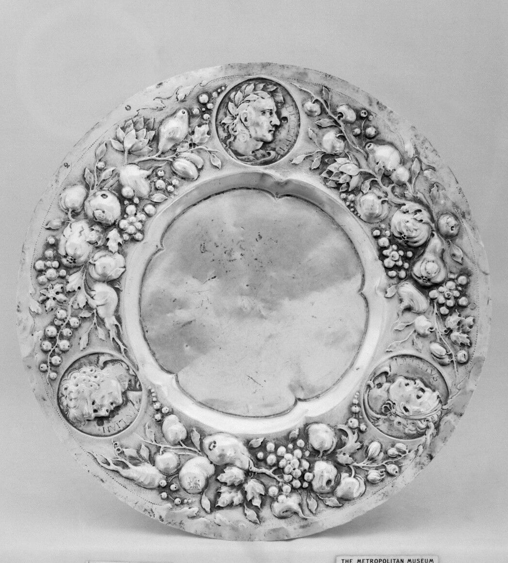 Plate, Silver gilt, German, Augsburg 