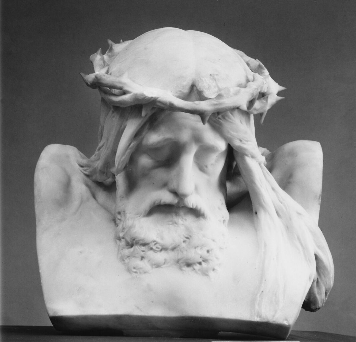 It is Finished, Lord Ronald Sutherland Gower (British, London 1845–1916), Marble, British 