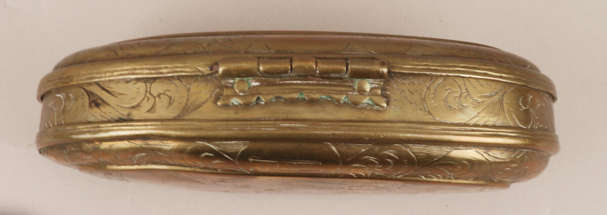 Tobacco box, Brass, Dutch