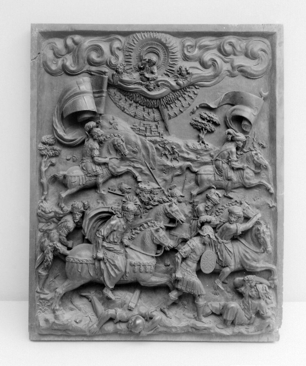 Battle of Crusaders and Saracens, Wood, German 