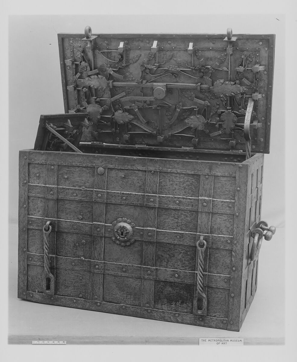 Strong box, Steel, German, possibly Nuremberg 