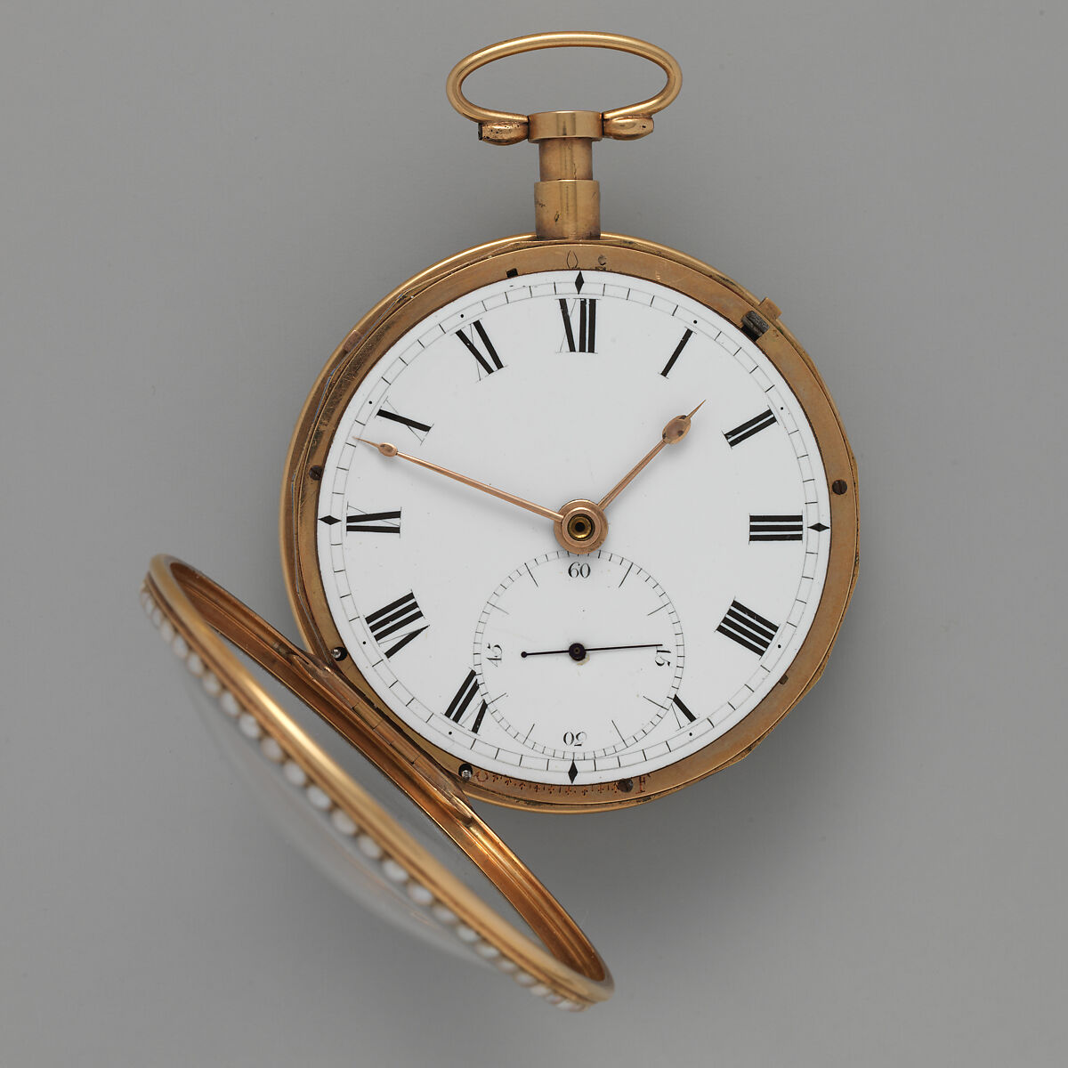 Watch, Watchmaker: William Ilbery (1780–1839), Gold, enamel, pearl, diamonds, British, London