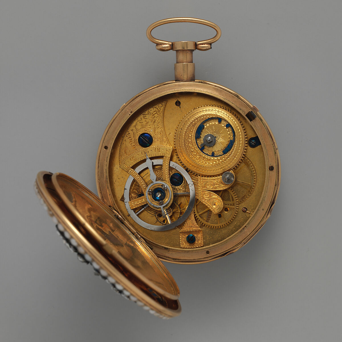 Watch, Watchmaker: William Ilbery (1780–1839), Gold, enamel, pearl, diamonds, British, London