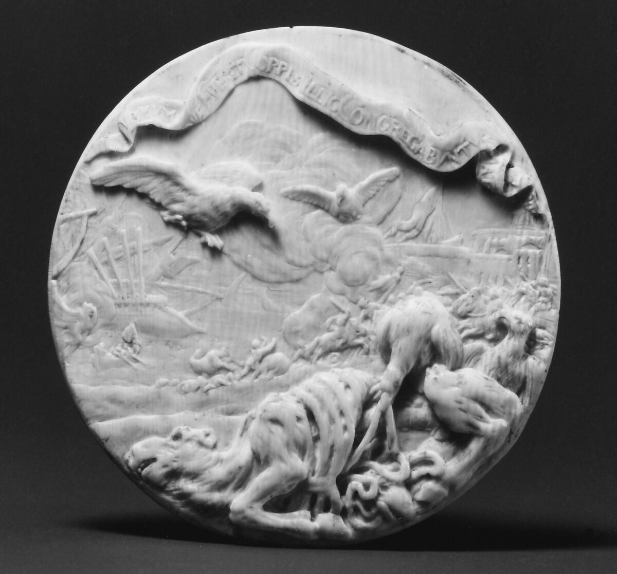 The Relief of Vienna, September 12, 1683, Johan Ignaz Bendl (late 17th century–died ca. 1730), Ivory, Austrian