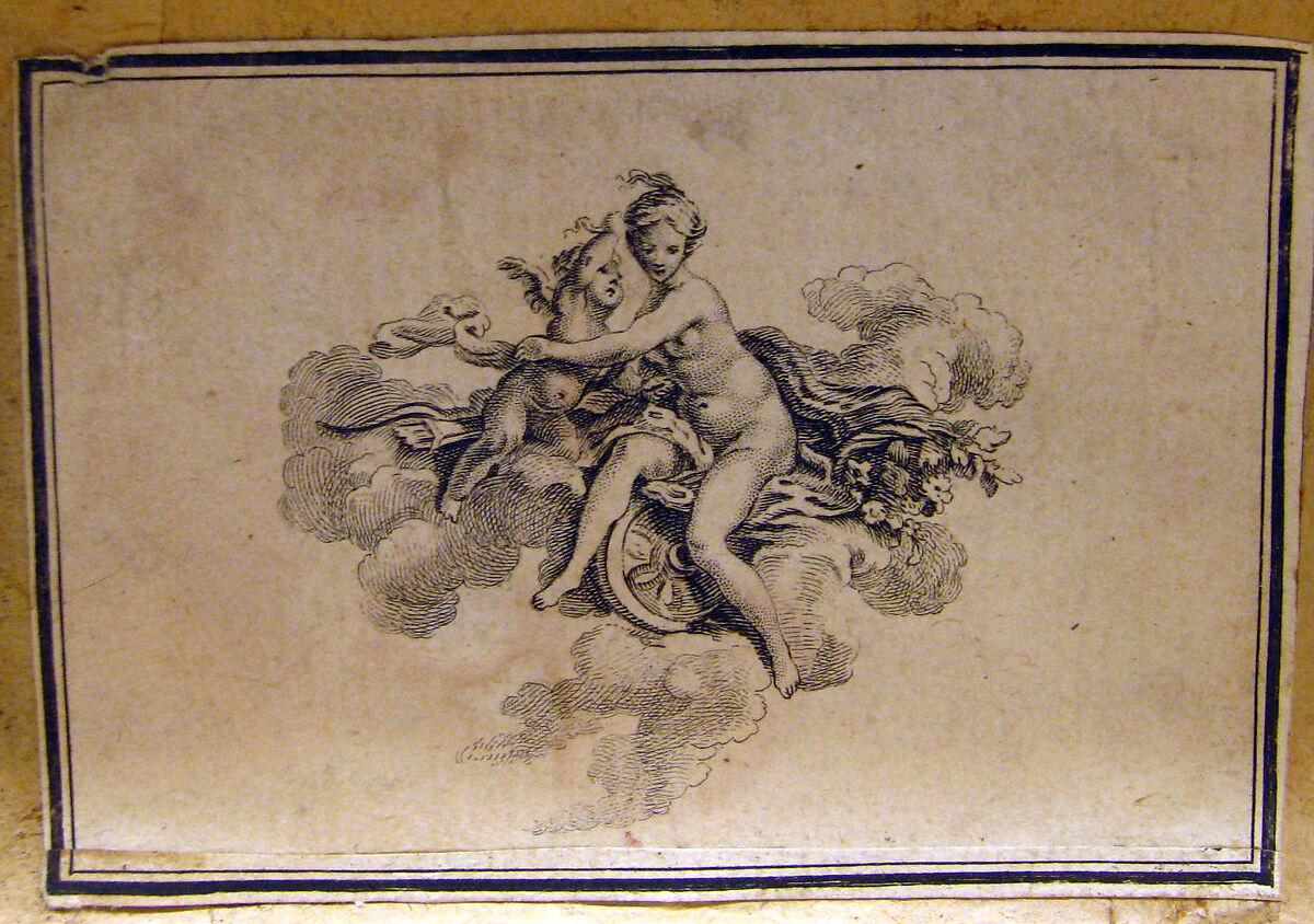 Box, Straw, cardboard, silk, paper lining, probably French