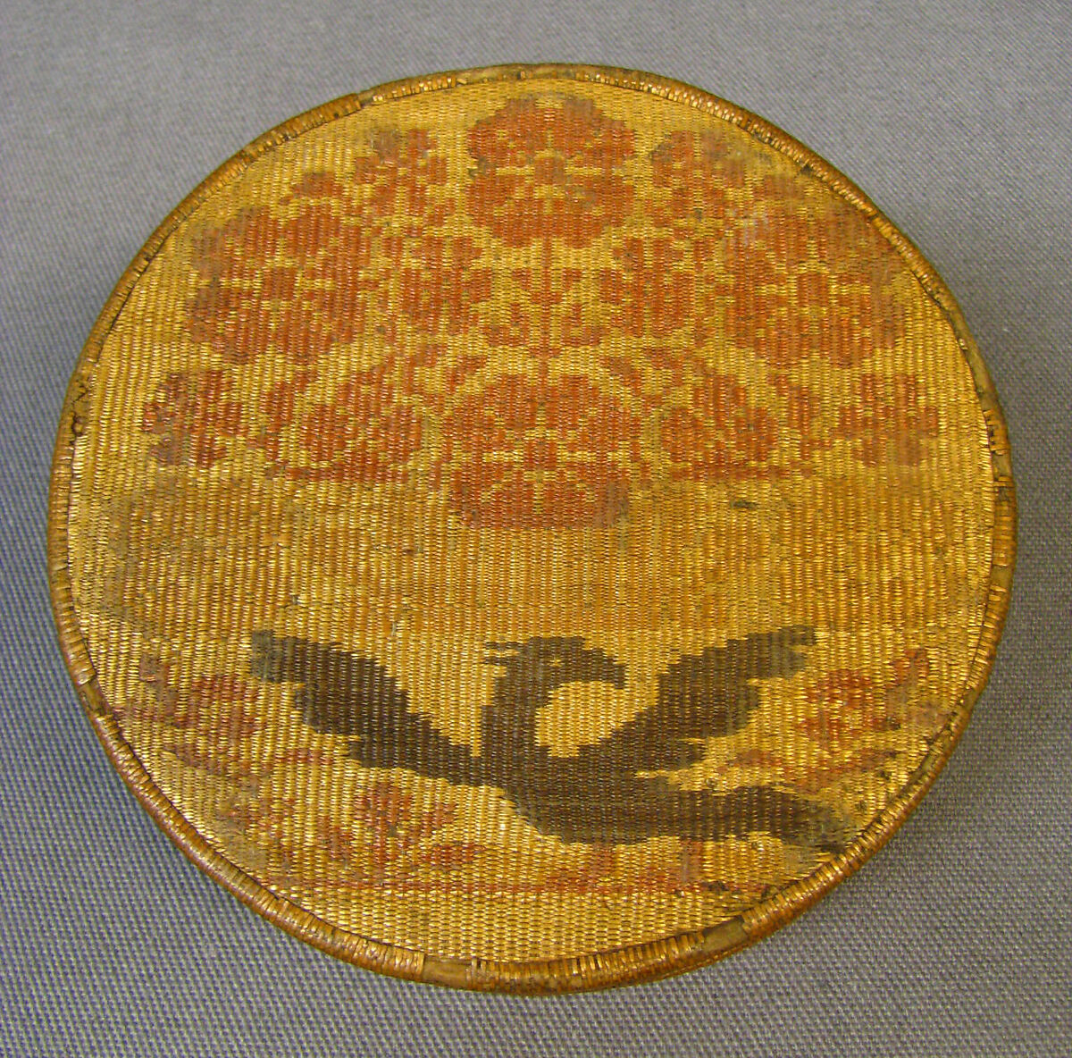 Box, Straw on wood, straw lining, French