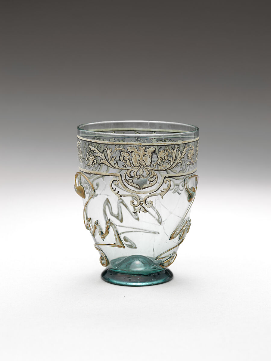 Beaker, Glass, possibly German 