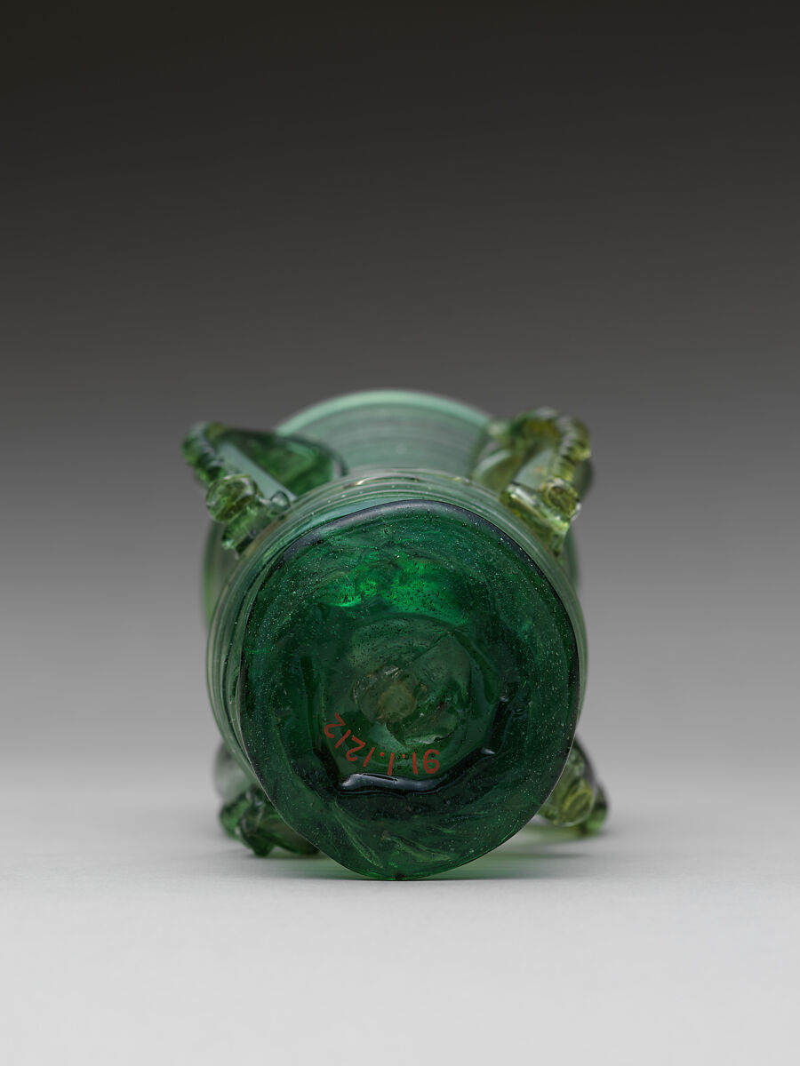 Vase, Glass, Spanish, Almería or Granada