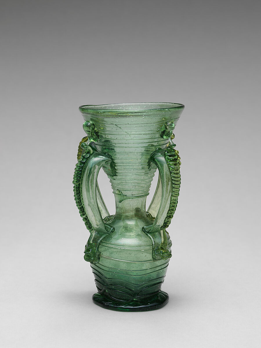Vase, Glass, Spanish, Almería or Granada