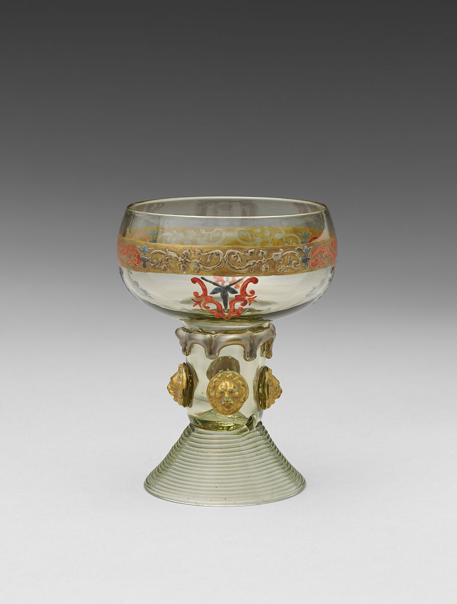 Goblet (Roemer), Glass, German 