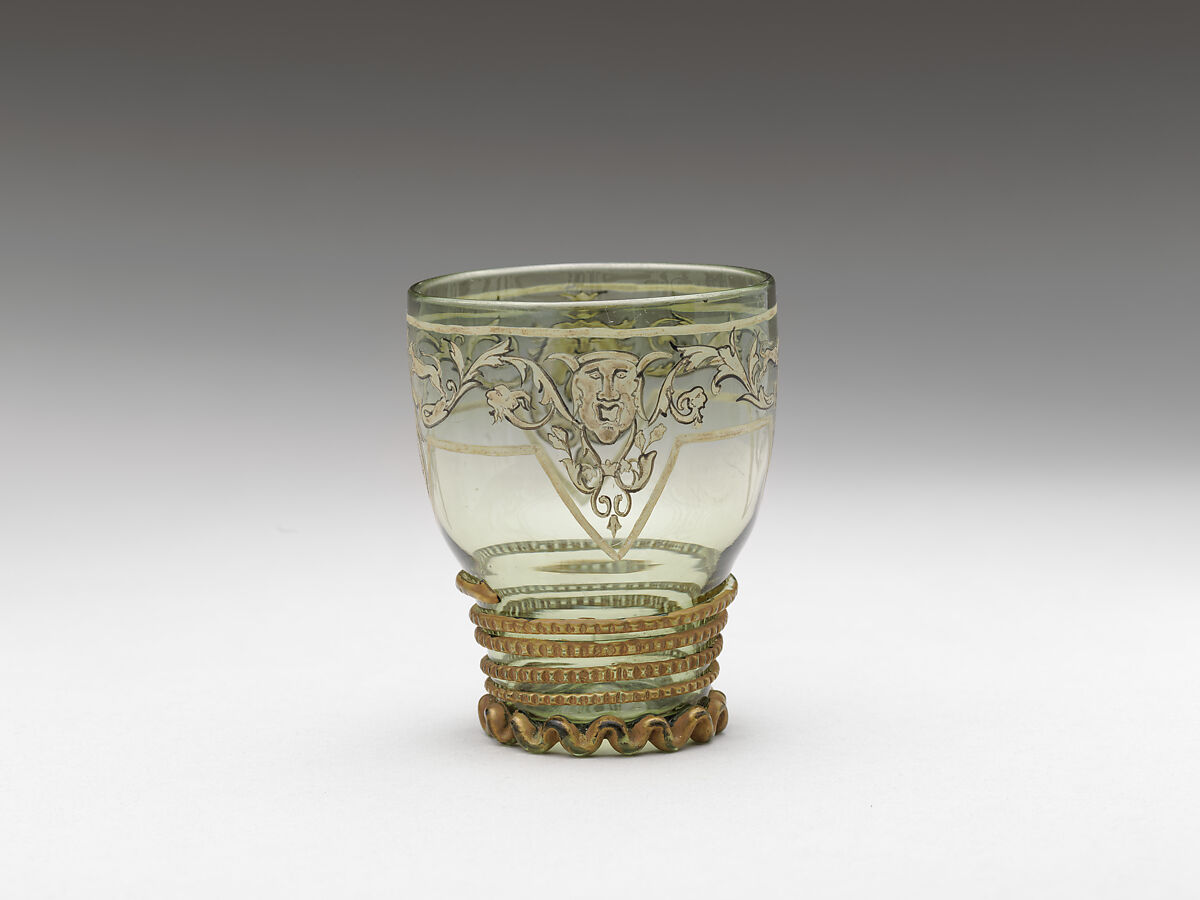 Goblet (Roemer), Glass, possibly German 