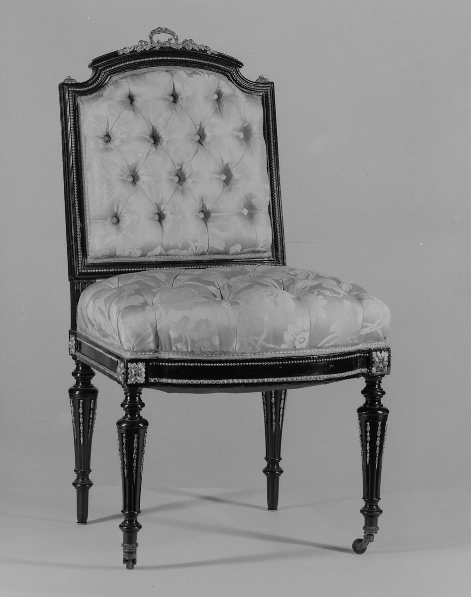 Side Chair, Léon Marcotte (1824–1887), Maple, pine, American 
