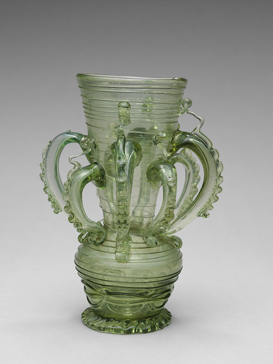 Vase, Glass, Spanish, Almería