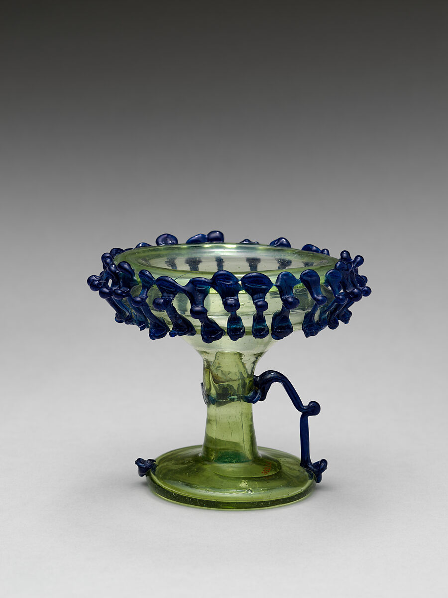 Saltcellar, Glass, Spanish