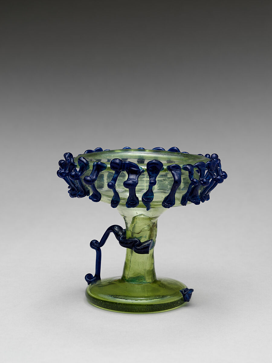 Saltcellar, Glass, Spanish 