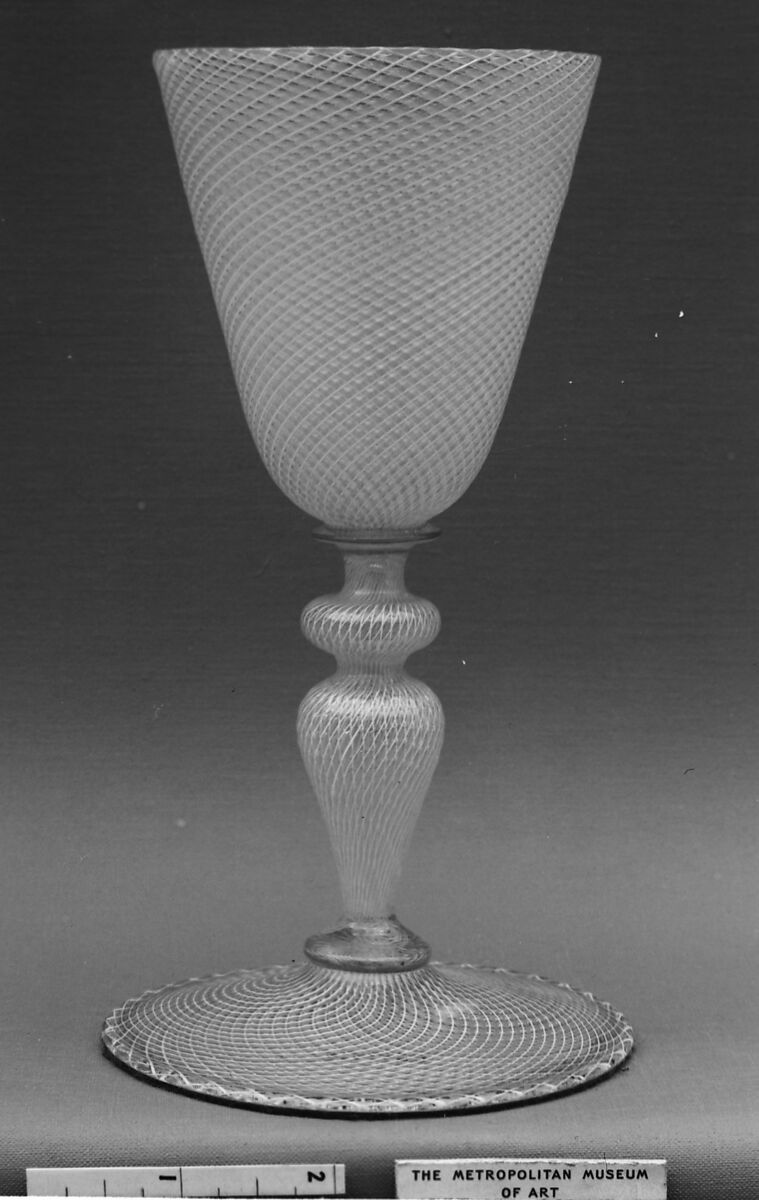 Goblet, Glass, Italian, Venice (Murano) 