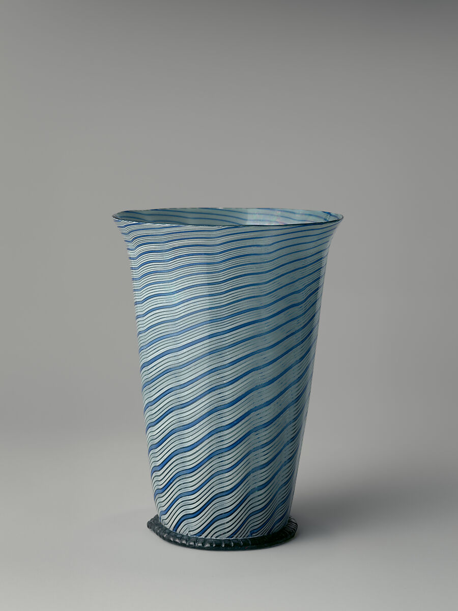 Beaker, Glass, possibly Dutch, Amsterdam 