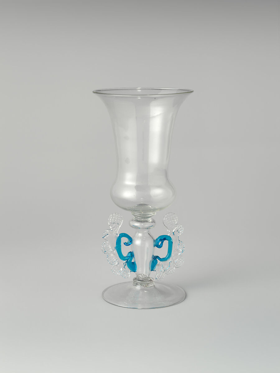 Wineglass, Glass, probably Italian, Venice 