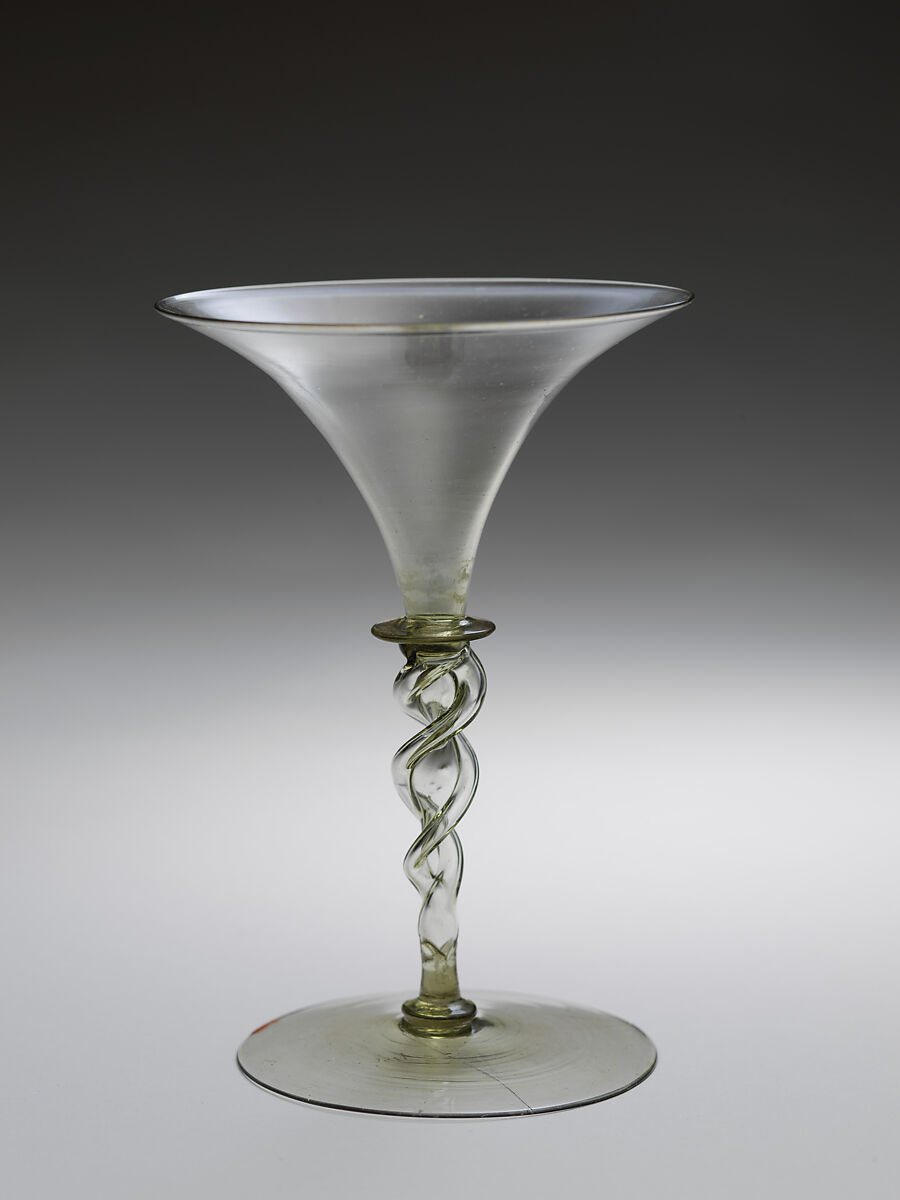 Wineglass, Glass, Italian, Venice (Murano) 