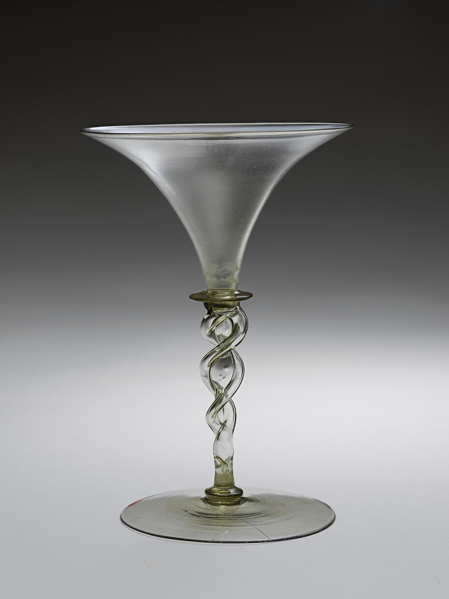Wineglass, Glass, Italian, Venice (Murano)