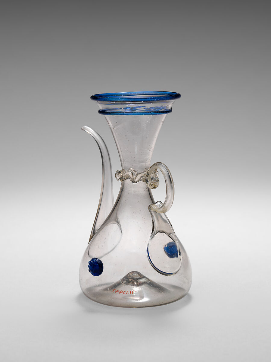 Ewer, Glass, Italian, Venice (Murano)