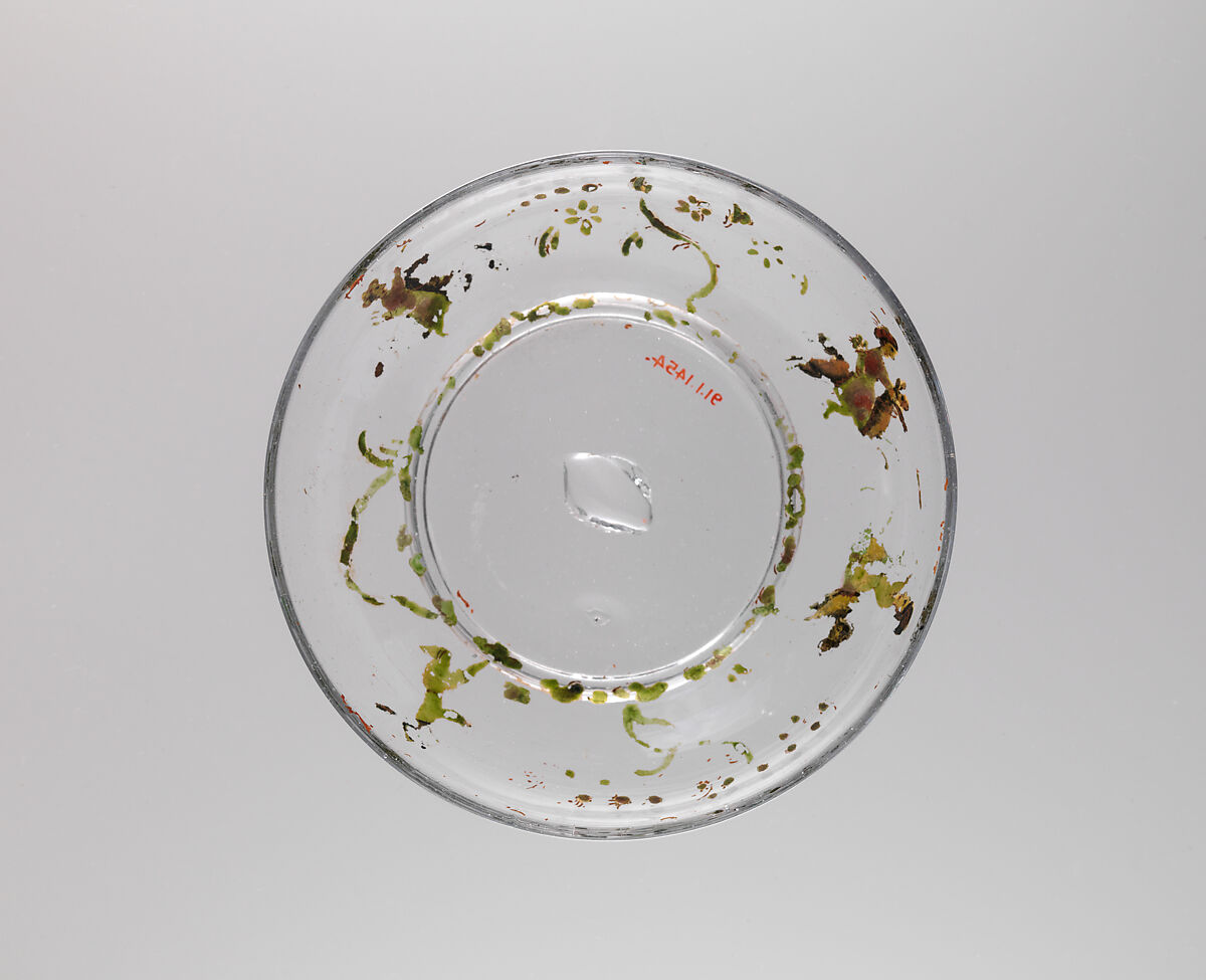 Saucer, Glass, German, Thuringia