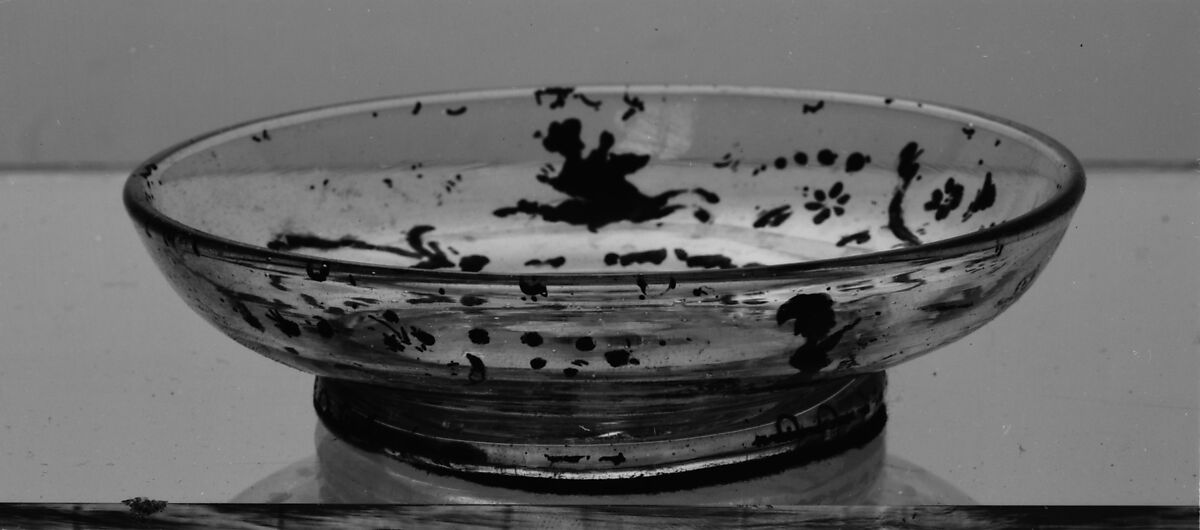 Saucer, Glass, German, Thuringia