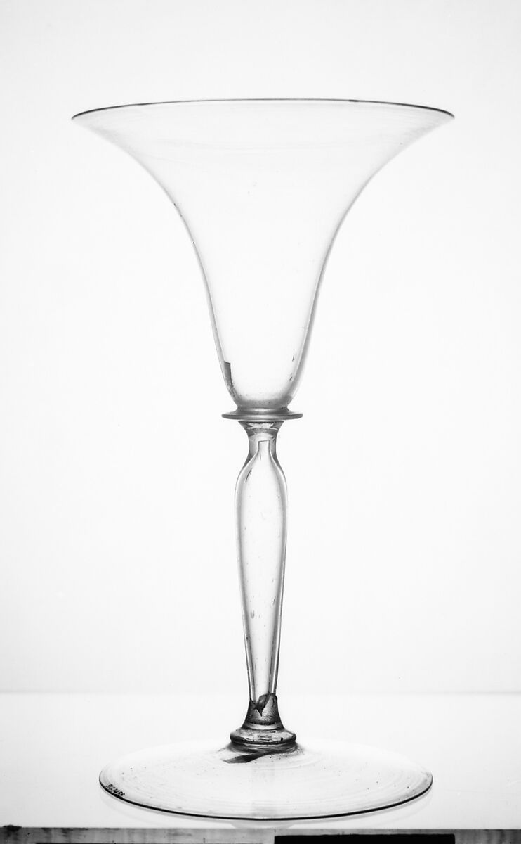 Wineglass, Glass, Italian, Venice (Murano) 