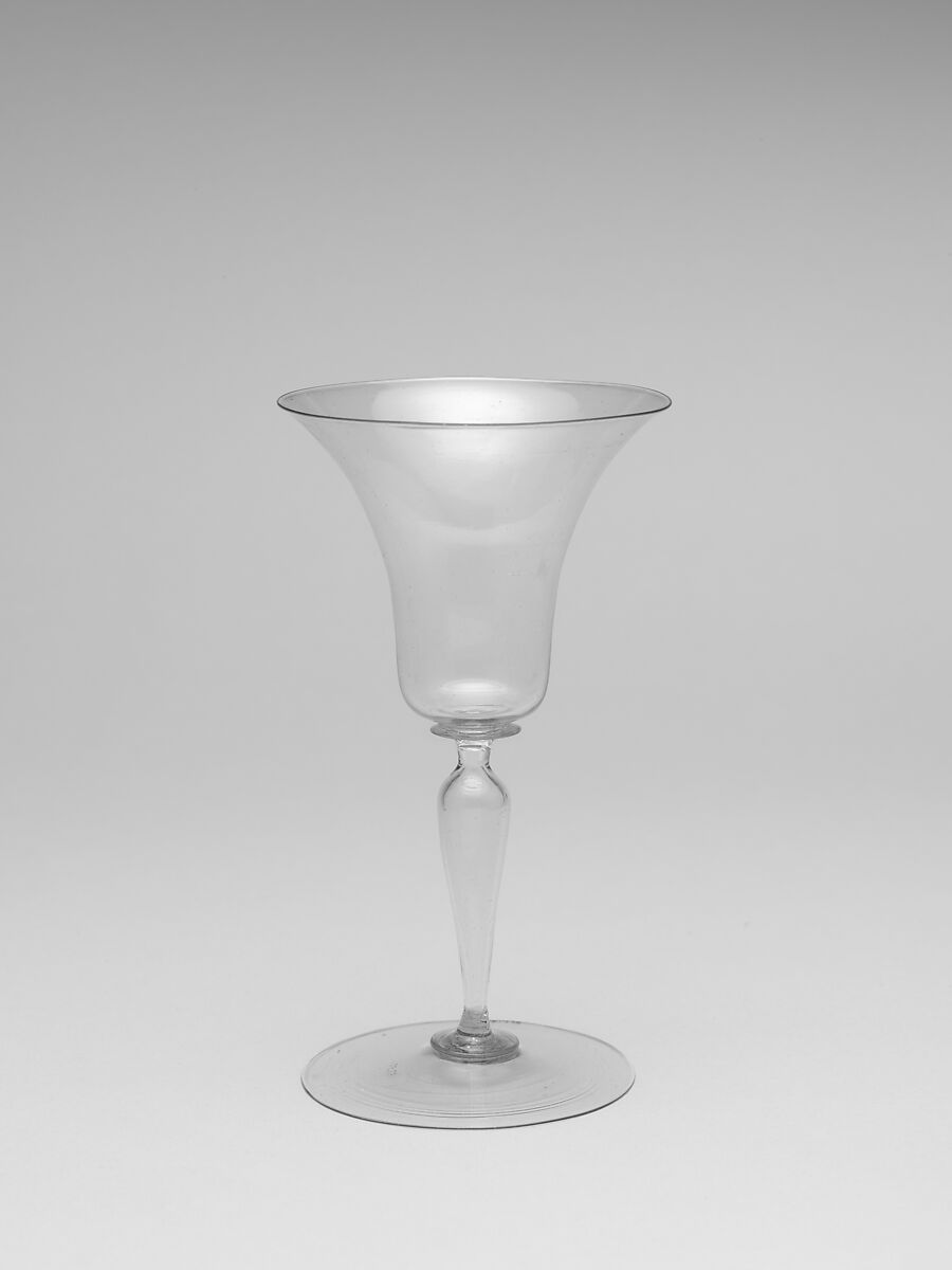 Wineglass, Glass, Italian, Venice (Murano) 