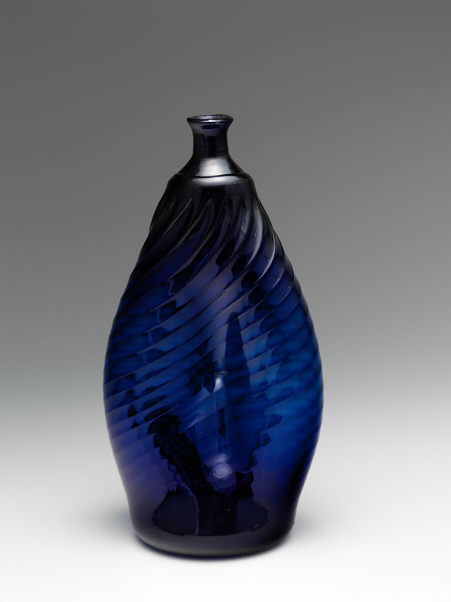 Bottle, Glass, Italian, possibly Venice (Murano)