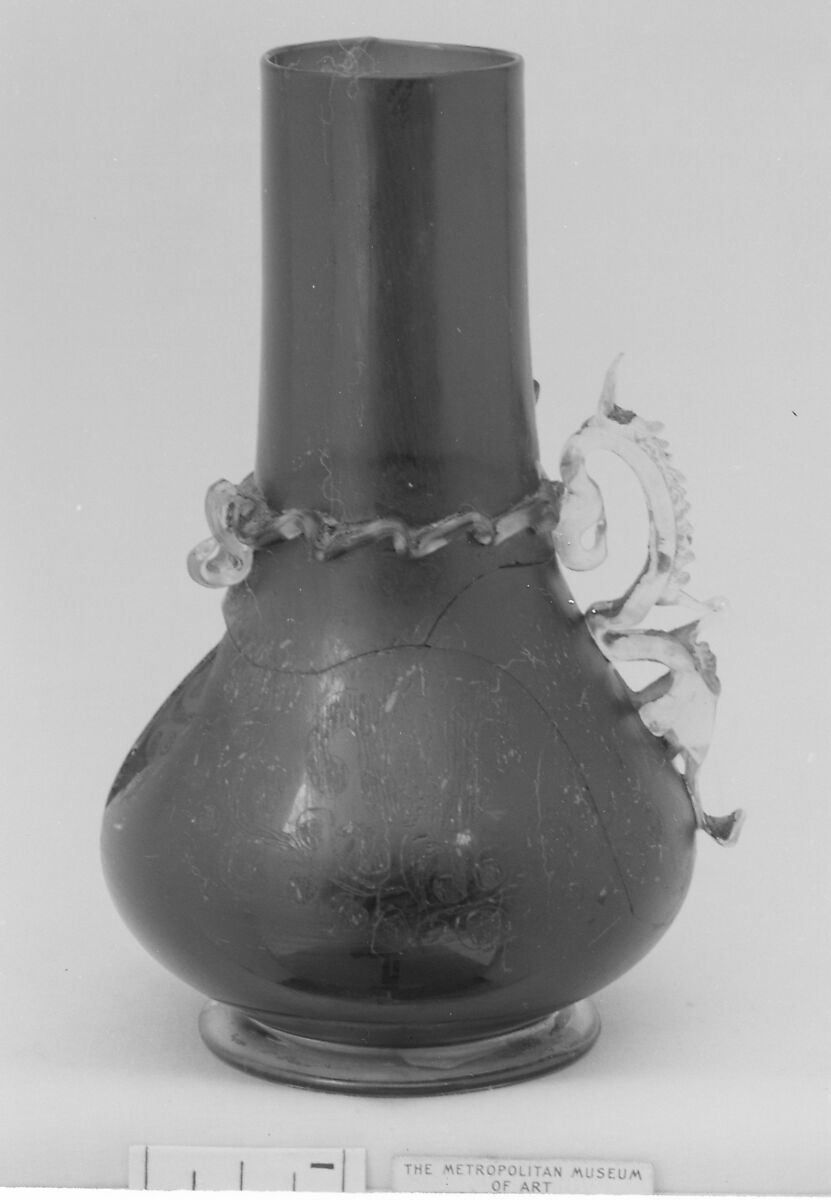 Vase, Glass, possibly Dutch 