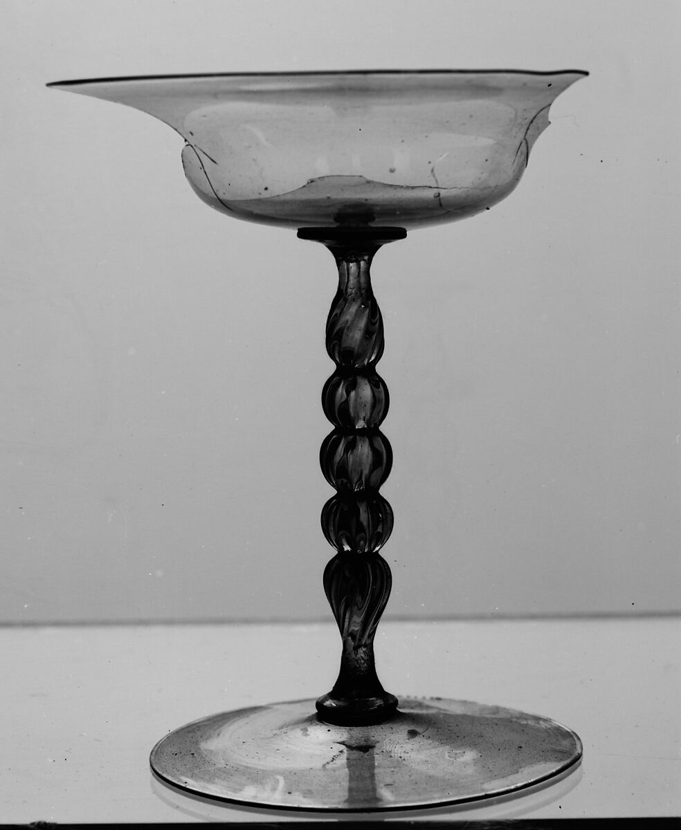 Wineglass, Glass, Italian, Venice (Murano) 