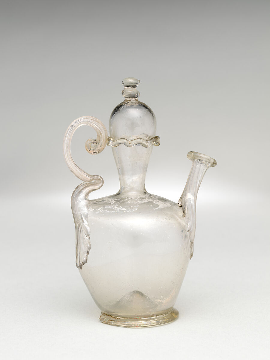 Biberon, Glass, probably Spanish, Catalonia