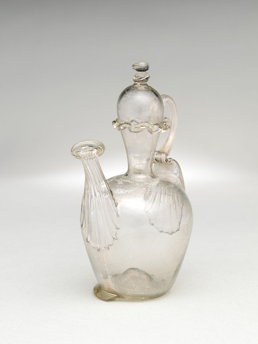 Biberon, Glass, probably Spanish, Catalonia