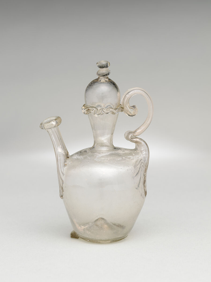 Biberon, Glass, probably Spanish, Catalonia 