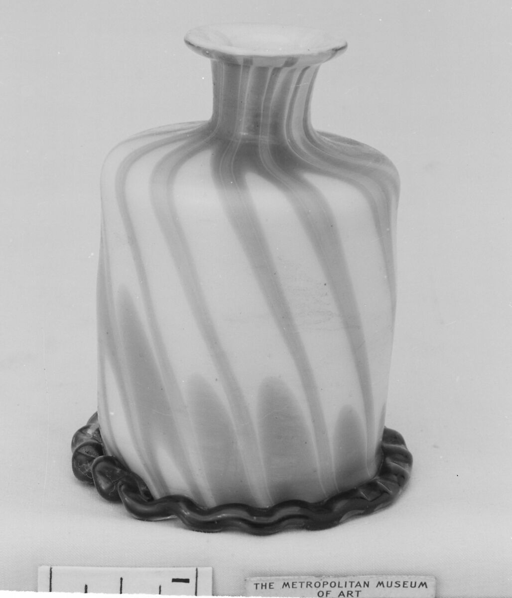 Bottle, Glass, Italian, possibly Venice (Murano)