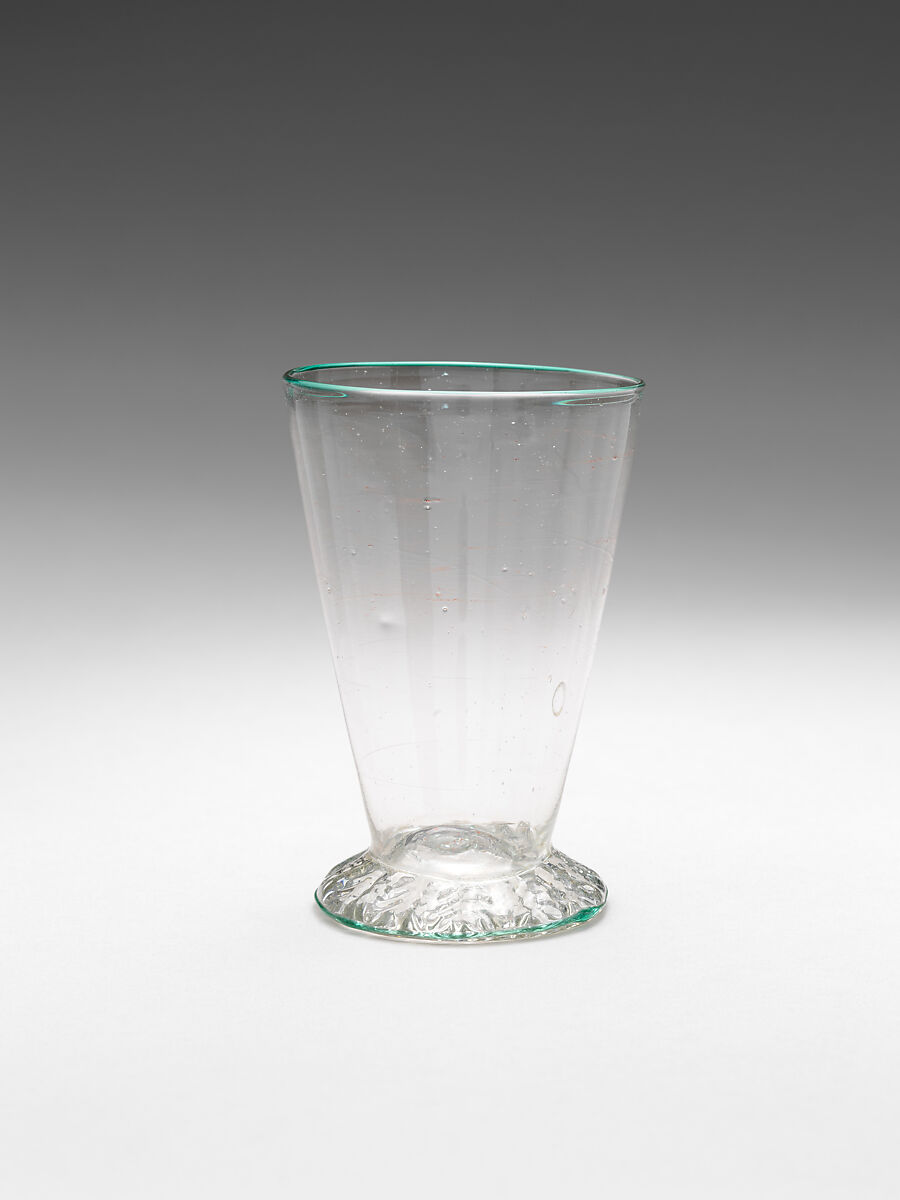 Beaker, Glass, possibly Spanish 